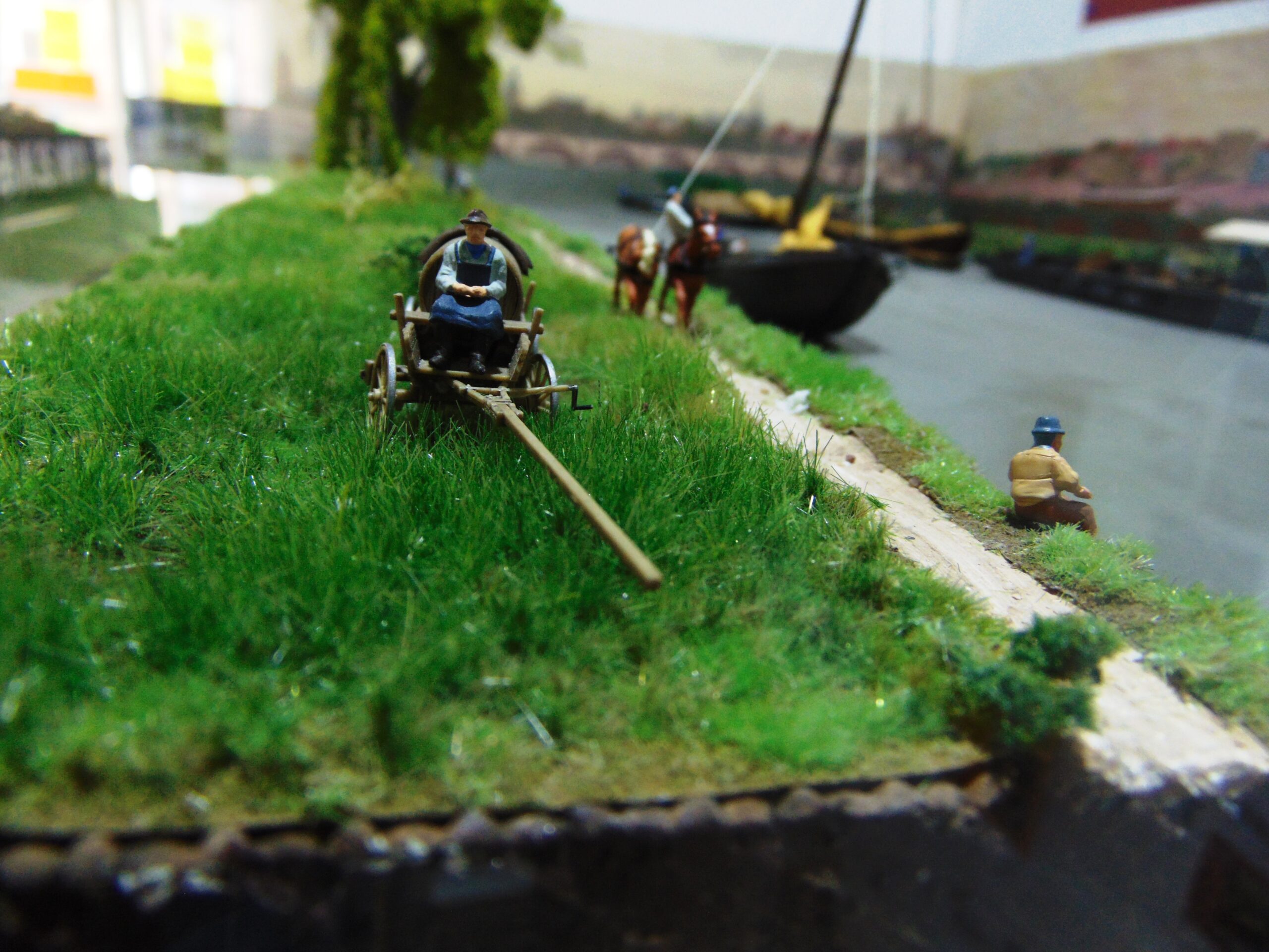 Die Trennmole (Insel, Mainlände) mit Treidelpfad