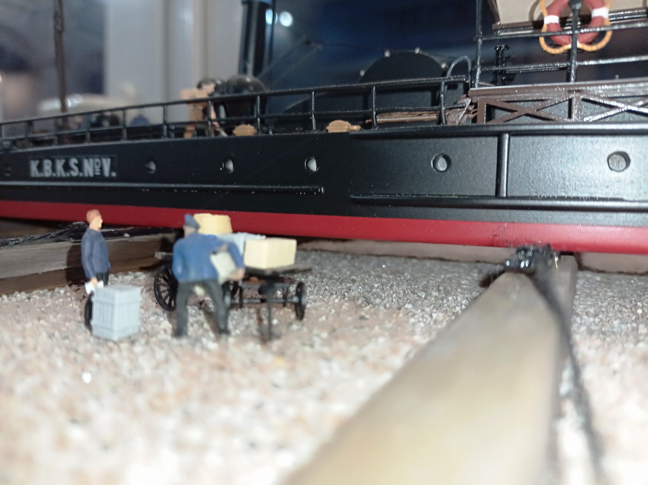 Die Ausbesserungswerft unterhalb der Obernauer Straße