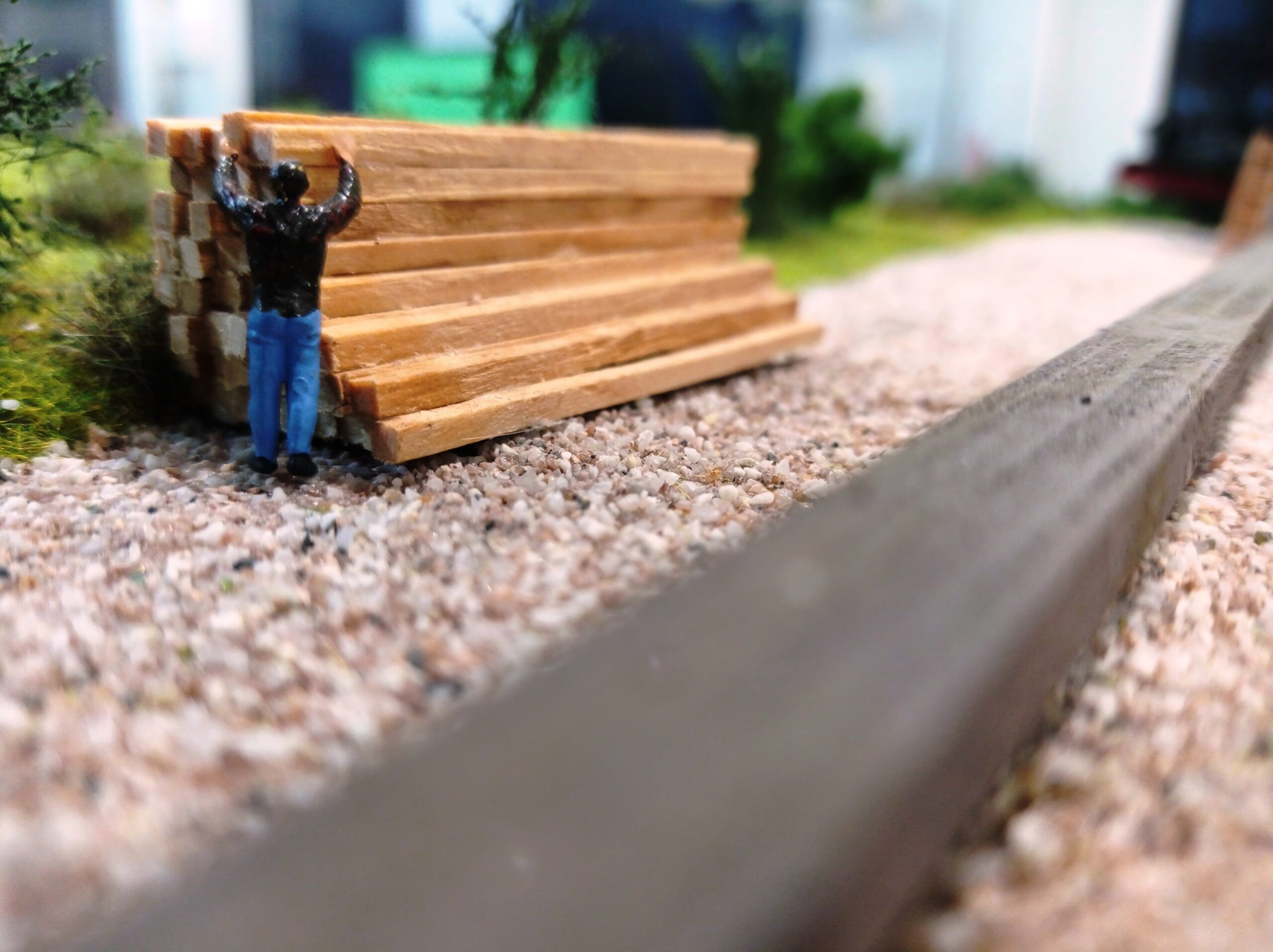 Die Ausbesserungswerft unterhalb der Obernauer Straße